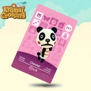 

251 Chester Animal Crossing Card Amiibo Cards Work for Switch NS 3DS Games