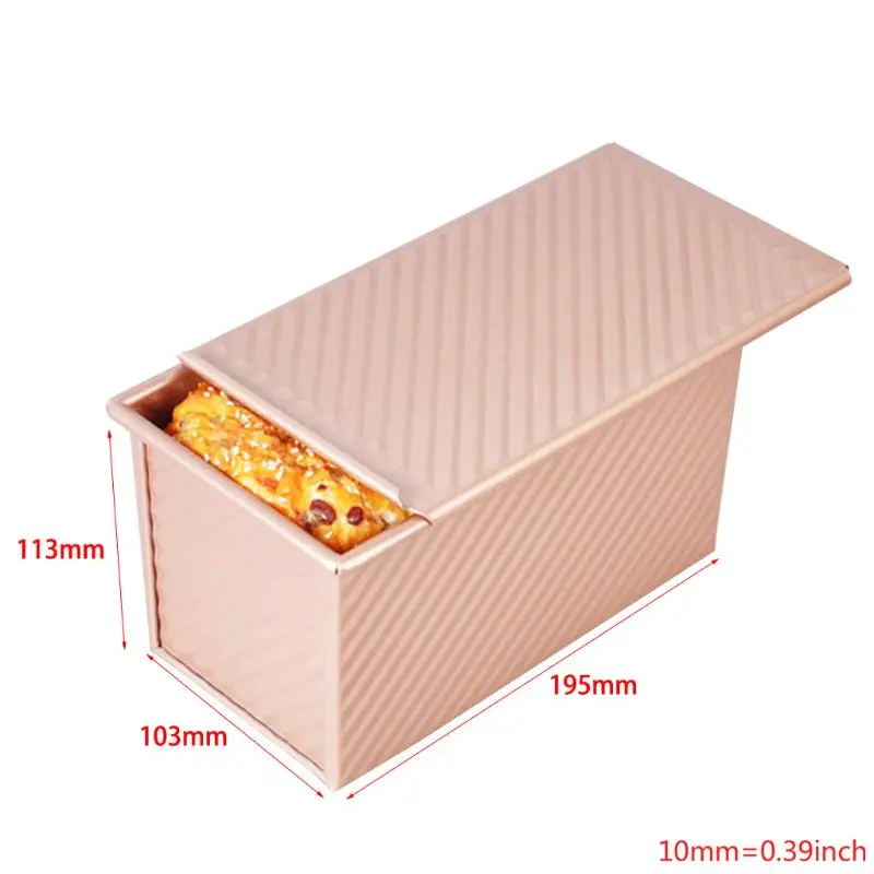 Loaf Pan with Lid Toast Mold Bread Pan Pullman Loaf Pan with Cover Bread Toast Pan