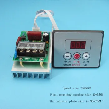 

220V 6000W Speed Dimmer Controller Dimer Electronic Thermostat Motor Controller lighting brightness SCR Volt Regulator Dimmers