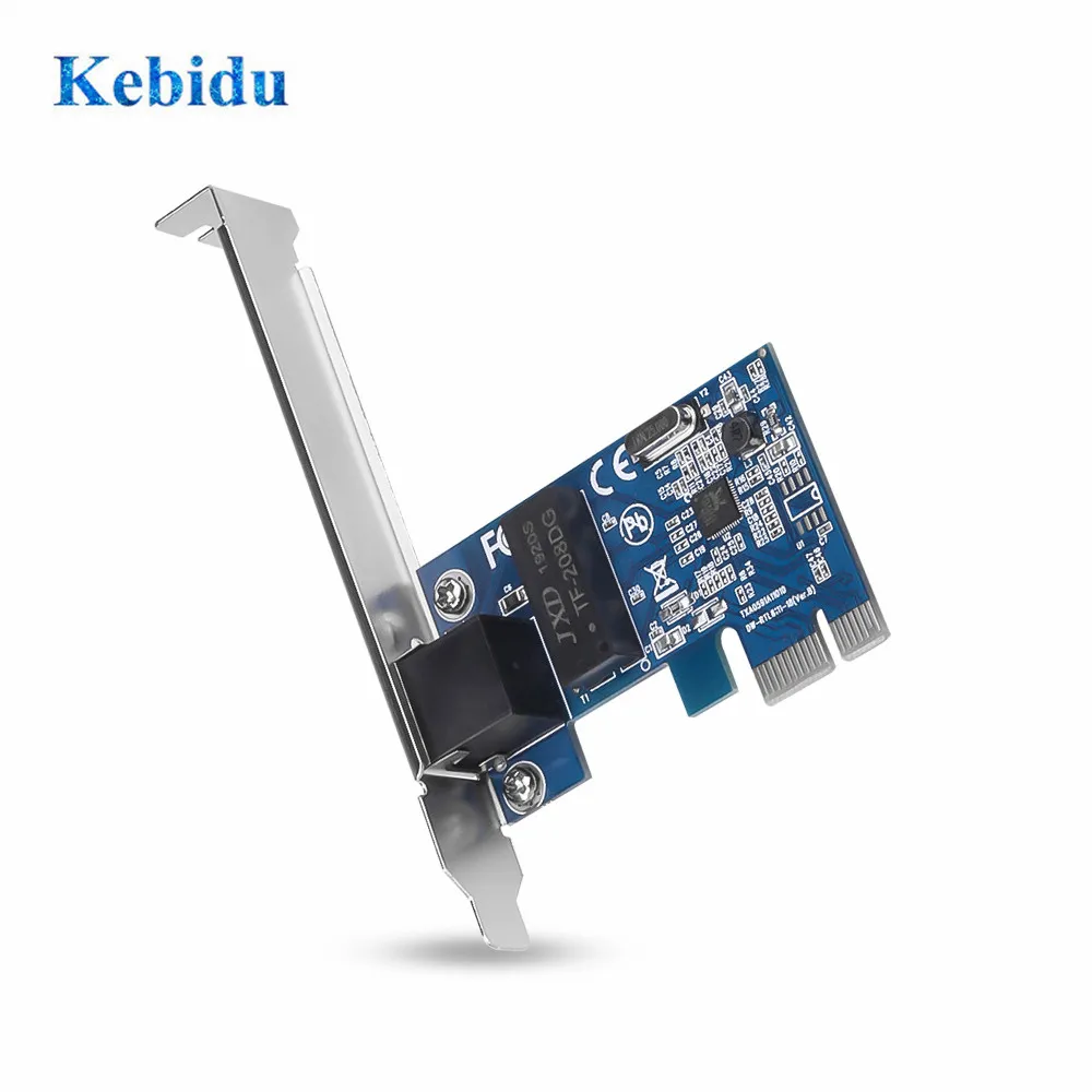 Kebidu PCI Express PCI-E сетевая карта 1000 Мбит/с Gigabit Ethernet 10/100/1000 м RJ-45 сетевой адаптер конвертер сетевой контроллер