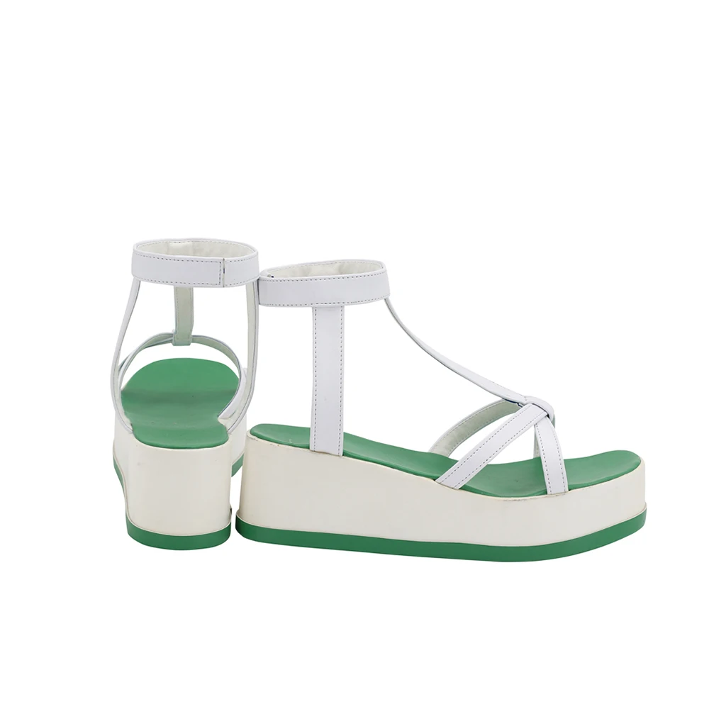 Fate Grand Order Okita Souji Swimsuit Green Sandals Custom Made (3)