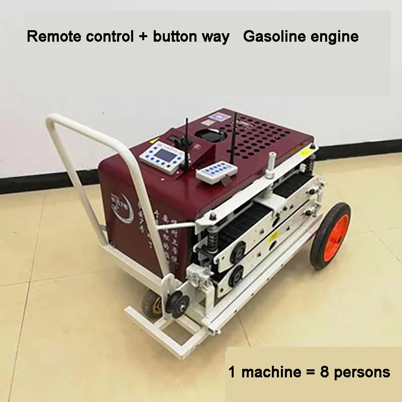 Remote Control Gasoline Engine Cable Tractor Optical Fiber Wire Cable Laying Automatic Drawing Machine