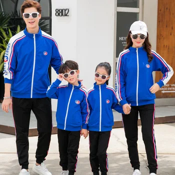 

Parent Child Autumn Clothes Family Matching Outfits 2020 New Spring Winter Mother Daughter Sports Suit Father and Son Clothes