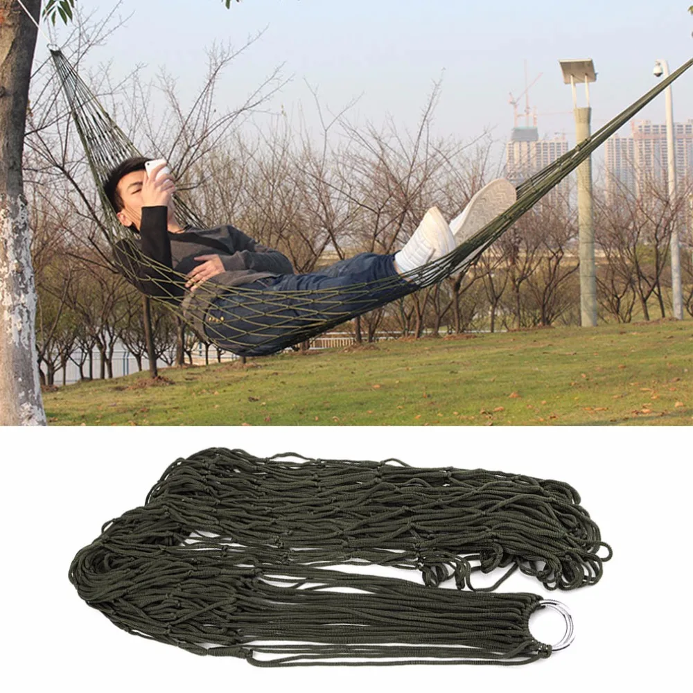 Portable Garden Outdoor Camping Travel Furniture Mesh Hammock swing Sleeping Bed Nylon Hang Mesh Net for camping hunting hiking Portable Garden Outdoor Camping Travel Furniture Mesh Hammock swing Sleeping Bed Nylon Hang Mesh Net for camping hunting hiking