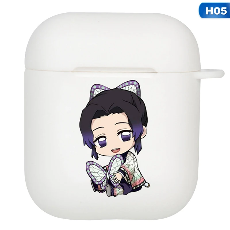 Demon Slayer: Kimetsu No Yaiba аниме шаблон для Apple Airpods чехол Bluetooth наушники Защитный чехол силиконовый чехол для наушников - Цвет: H05
