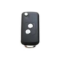 2 кнопки дистанционного ключа автомобиля оболочки модифицированный Флип складной для PEUGEOT 206 для Citroen NE73 лезвие автомобильные аксессуары