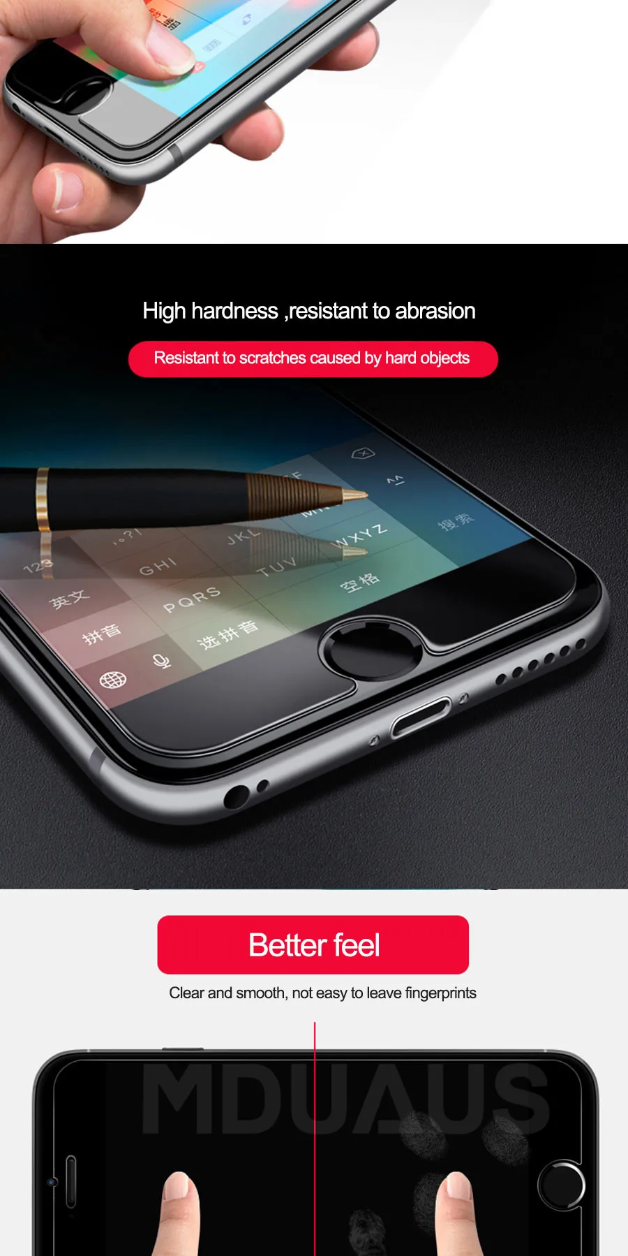 9H HD закаленное стекло для iPhone X XS 11 Pro Max XR 7 8 Защита экрана 5S защитное стекло на iPhone 7 8 6s Plus X 11 Pro стекло