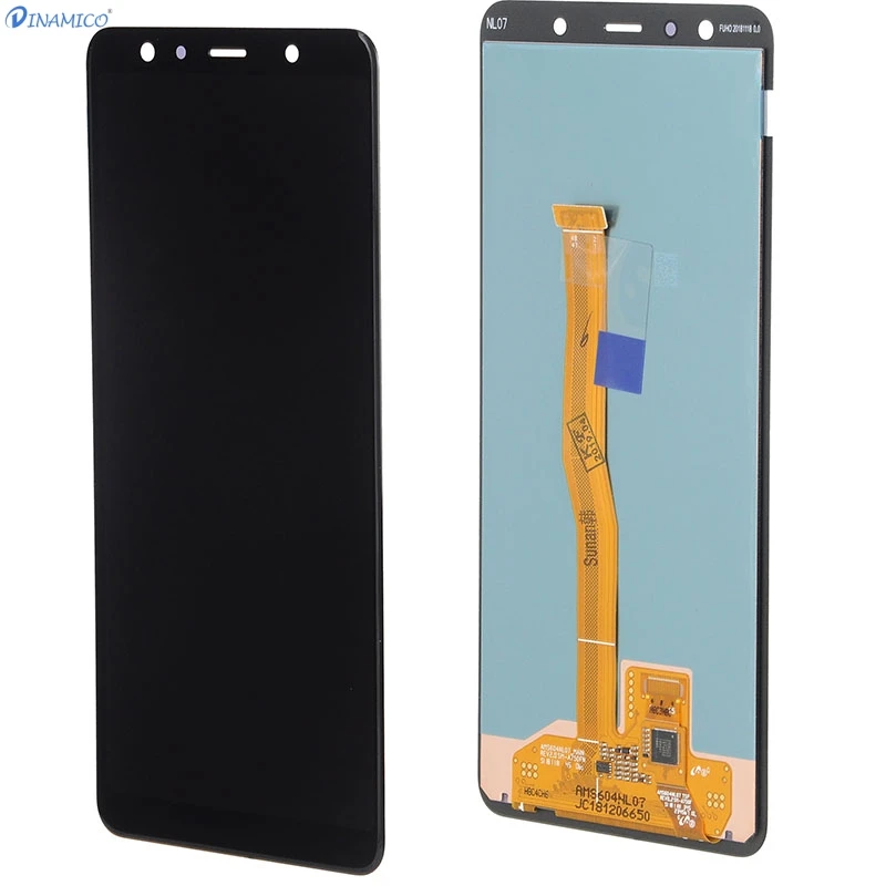 Dinamico Amoled A750 ЖК дисплей для Samsung Galaxy A7 2018 экран сенсорный дигитайзер сборка SM A750F