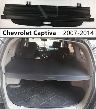 

Car Rear Trunk Security Shield Cargo Cover For Chevrolet Captiva 2008 09 2010 2011 2012 2013 2014 High Qualit Auto Accessories