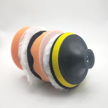 Автомобильный Воск полирующая Красота пластина самоклеящийся шерстяной шар туфли на плоской подошве с круглым носком, волна самоклеящиеся диск машина для полирования кругом губчатый круг