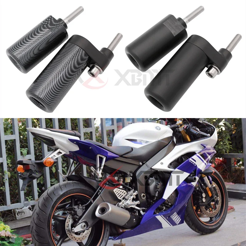Без выреза Рама мотоцикла ползунки защита от падения для Yamaha YZFR6 YZF-R6 YZF R6 2008- 2014 2009