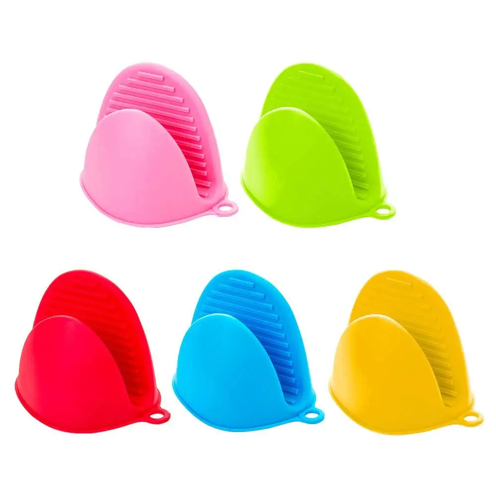 Silicone anti-scalding Oven Gloves Pinch Mitts Heat Resistant Potholders Eco-Friendly Materials Mini Kitchen Gadgets Tray Pot | Дом и сад