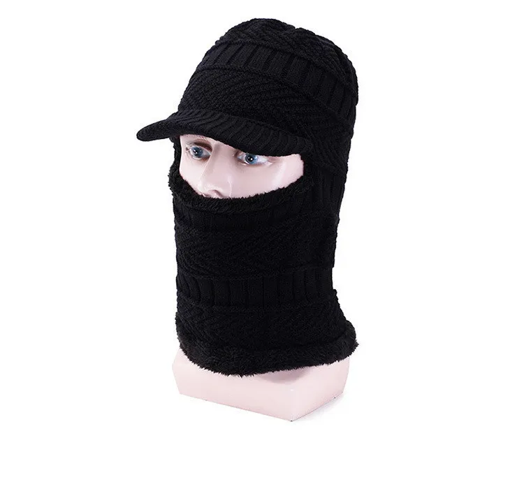 Ветрозащитные шапочки Skullies для женщин, маска для лица, зимняя шапка, дышащая Флисовая Балаклава, зимние шапки для мужчин, шарф, меховая шапка