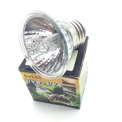 Reptile Lamp 25/50/75W UVA+UVB 3.0 Pet Heat Lamp Turtle Basking UV Light Bulbs Amphibian Sunlamp Heat Preservation Illumination