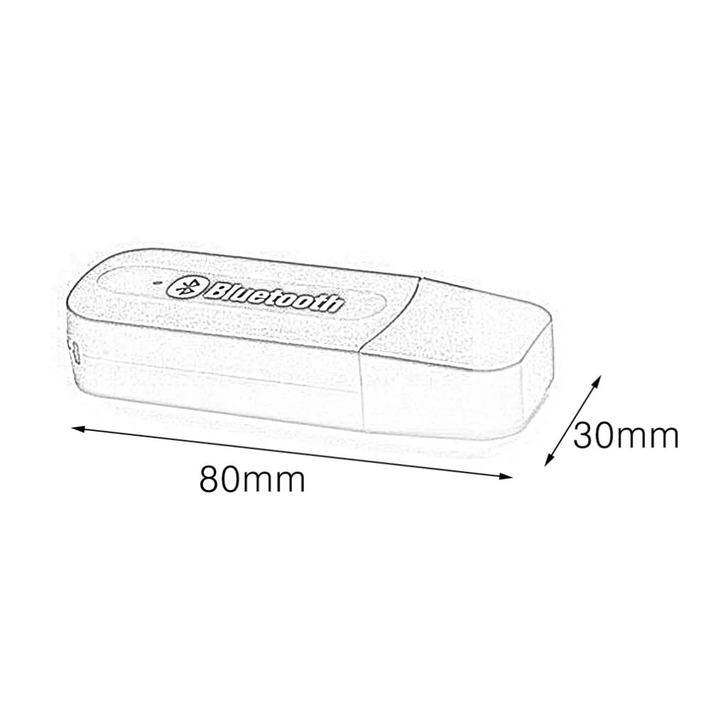 USB беспроводной Bluetooth музыкальный стерео приемник адаптер AMP Dongle аудио домашний динамик 3,5 мм разъем Bluetooth приемник подключение
