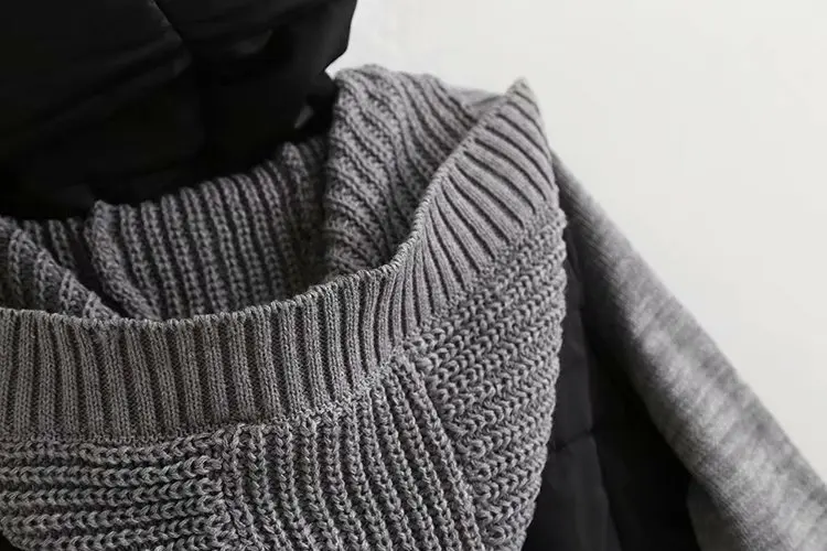 Модное женское пальто с капюшоном Tze80 в европейском и американском стиле