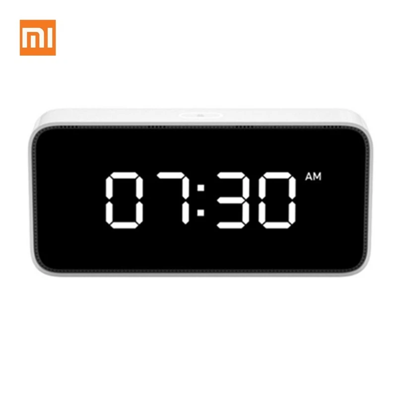  Xiaomi Xiaoai Smart Alarm Clock AI Voice Broadcast Clock ABS Table Dersktop Clocks AutomaticTime Ca - 4000202362212