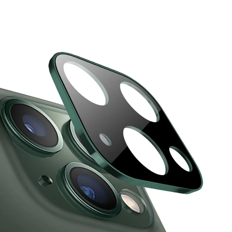 iPhone11green Для IPhone11pro/promax крышка объектива устойчивый к царапинам пылезащитный титановый сплав защитное кольцо крышка объектива - Цвет: iPhone11green