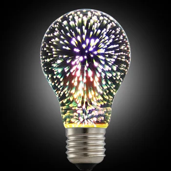 

Fireworks Vintage RFID Blocking 3D Nightlight Durable Bar Dining Room