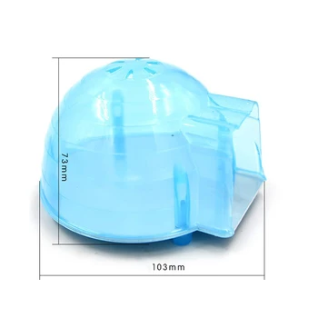 

Summer Cool Hamster Squirrel Arch Cooling Down Plastic House Small Animal Cage Bed Play Toy Blue Pink Color