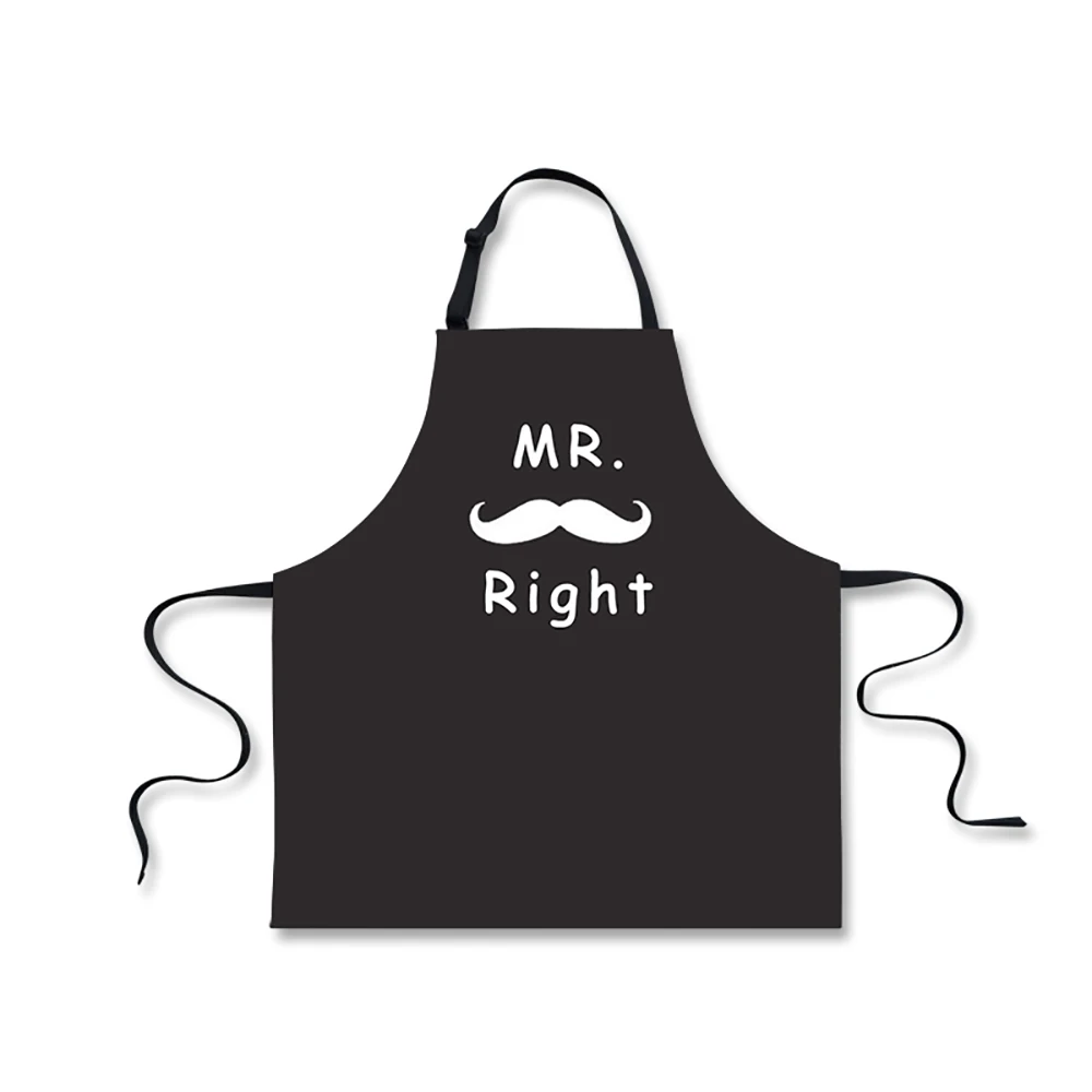 

Couple Kitchen Aprons for Women Cute Kawaii Bibs Household Cleaning Pinafore Home Cooking Apron 75*67cm Baking Accessories