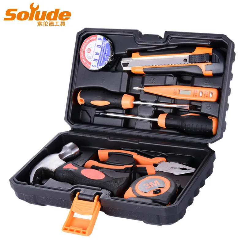 

8 Piece Hardware Set Tool Multifunctional Tool Selectrician Repair with toolbox