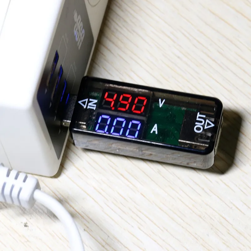 DC3-9V 0-3A мини USB зарядное устройство Доктор вольтметр цифровой USB мобильное зарядное устройство ток напряжение тестер метр Электроника