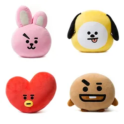 Juguetes de peluche Kawaii Kpop de Corea, con almohada muñeco de peluche, Animal encantador, perro, Koala, oveja, conejo, caballo, sofá, Decoración, regalo para Fans y niñas