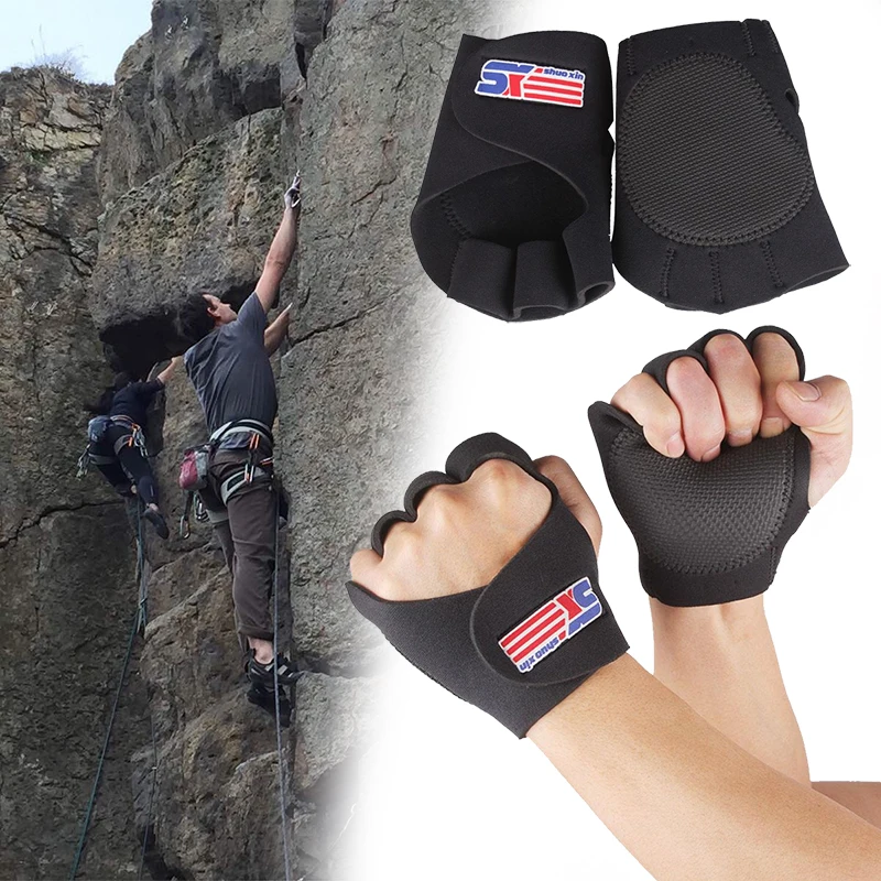 Wrap Guard Brace Outdoor Hurt Sports Synthetic Rubber M/L/XL Hand Support Adjustable Breathable Gym Sports Gloves Durable