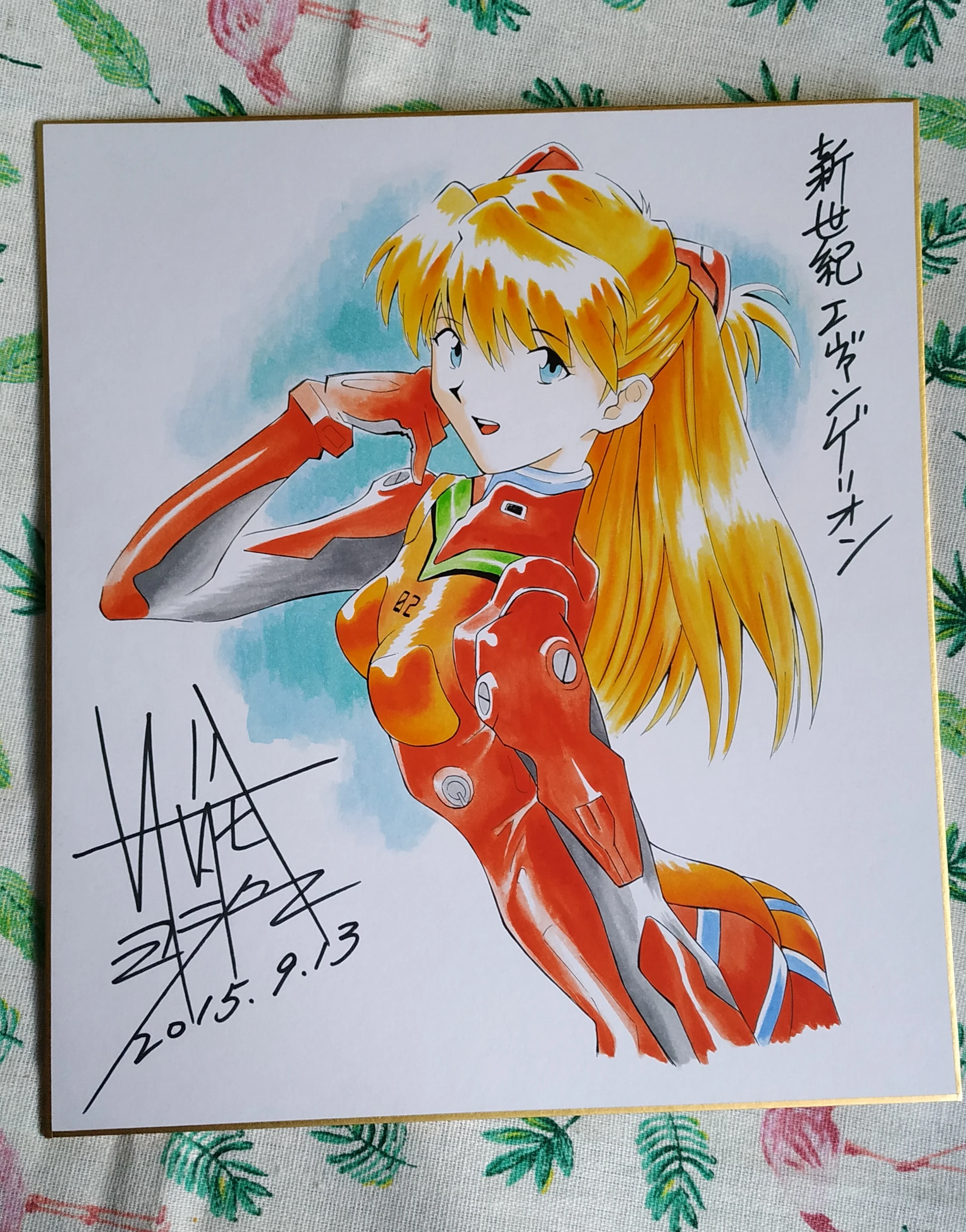 Ручная роспись Sadamoto Yoshiyuki Shikishi Art Board272* 242 мм J-POP 122019b