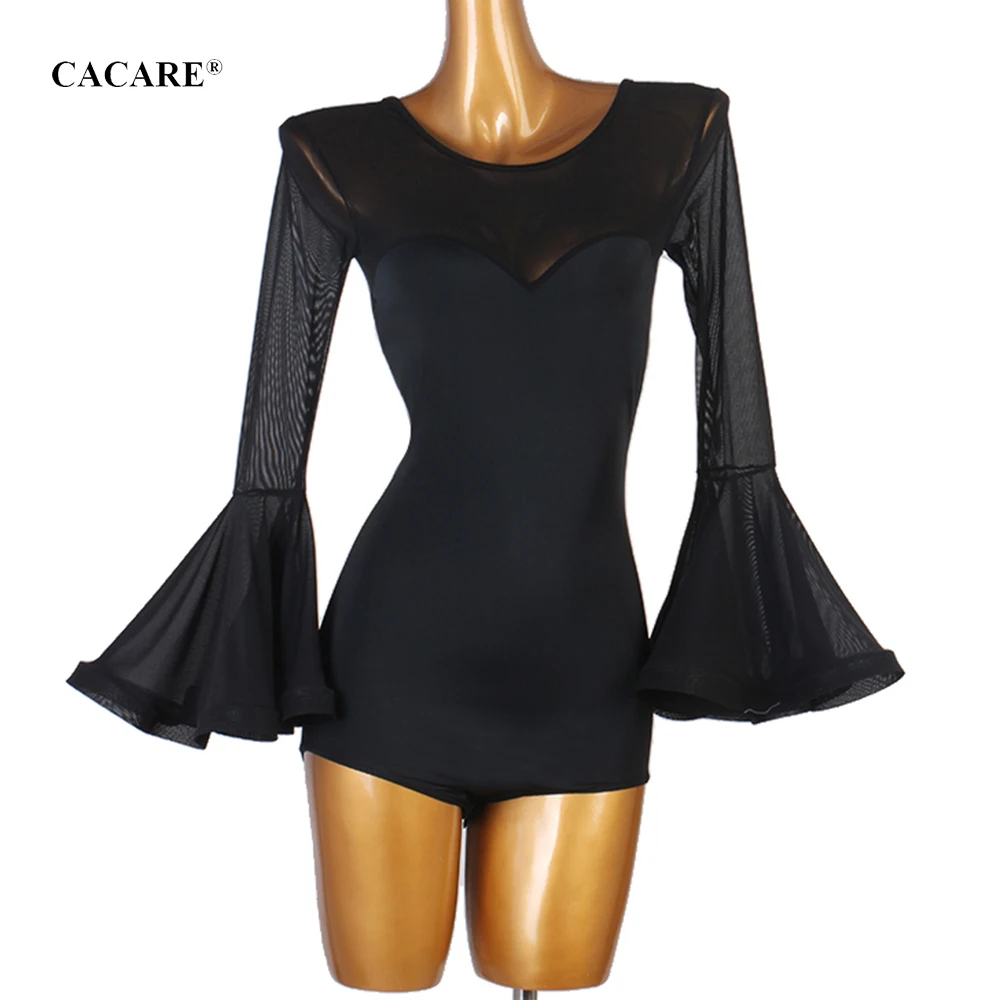 

CACARE Bodysuit for Ballroom Dance Competition Dresses Waltz Tango Dance Dresses Standard Flamenco Costume Customize D0111