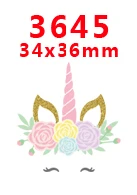 30 шт мультяшный персонаж плоское украшение из смолы PR 3496 - Цвет: 3645