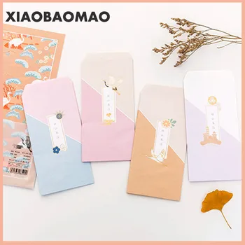 

36pcs 12 Envelopes + 24 Sheets Letter Paper Flower Plant Cartoon Universe and Whale Series Envelope For Gift Korean Stationery