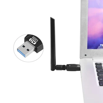 

1200Mbps Wireless USB Wifi Adapter 300Mbps Fee Driver USB LAN Ethernet 2.4G 5.8G Dual Band USB Network Card Wifi Dongle