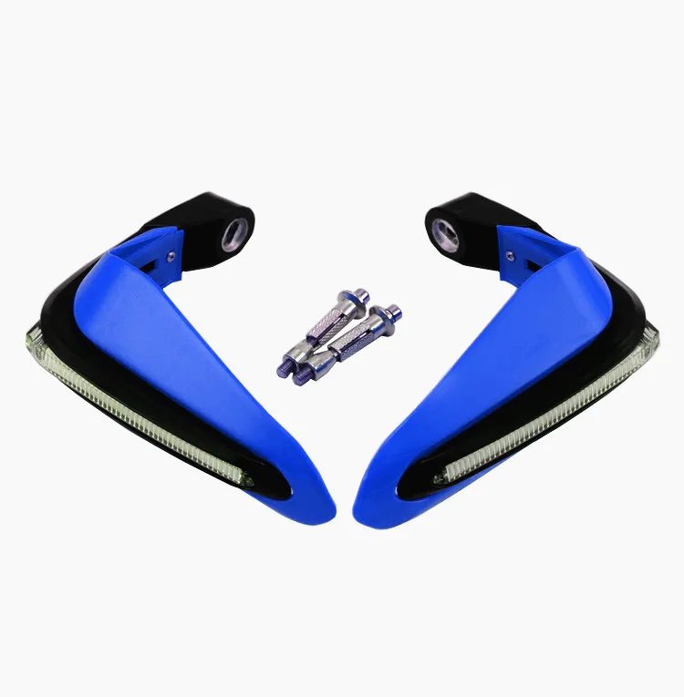 Blue Мото rcycle чехлы на ручки руль защита moto для honda cbr 1000rr 2008 suzuki hayabusa ktm duke 200 suzuki gsr 750 - Цвет: Blue