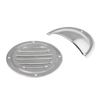 

Air intake grille round 102mm with lid, stainless 11315
