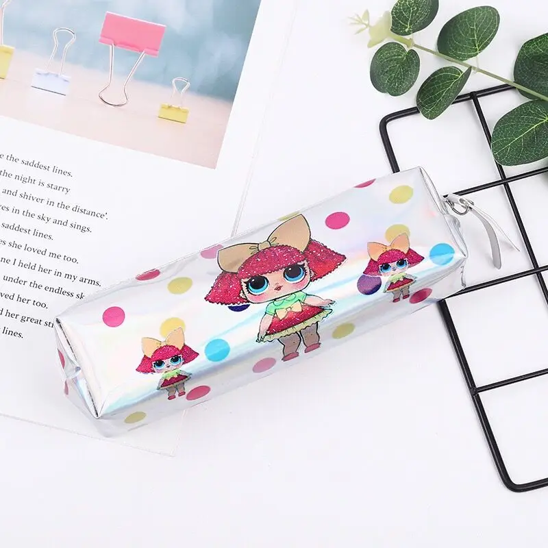 Bentoy Milkjoy голограмма Сияющий красивый карандаш держатель для девочек Макияж сумка