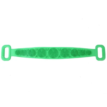 

62.5cm Bath Exfoliating Scrubber Towel Double Sided Back Bathing Tool Silicone Strong Decontamination Mud Rubbing Bath Towel