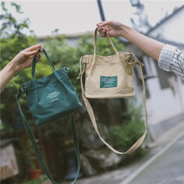 

Hipster Large-Volume Literature And Art Handbag Canvas Bag Shopping Bag Shoulder Diagonal WOMEN'S Bag