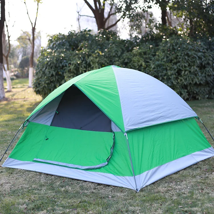 

Outdoor Tent Waterproof Sun-resistant Pest Control Camping Tent Open Country Camping Customizable Three Double-layer Tent