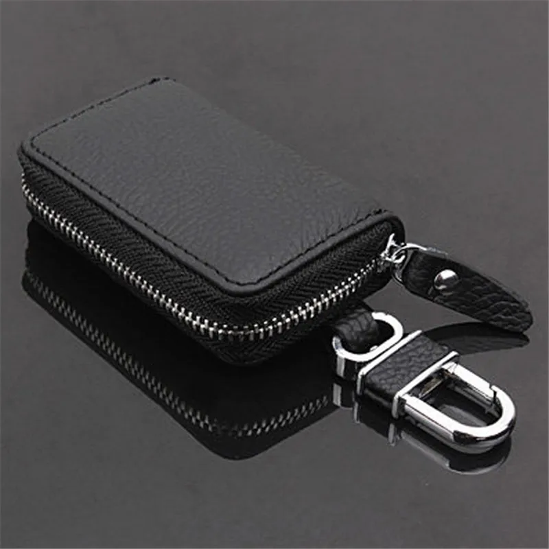 PU-Lederen-Autosleutel-Portefeuilles-Mannen-Sleutelhouder-Huishoudster-Keys-Organizer-Vrouwen-Sleutelhanger-Covers-Rits-Sleutel-Case-Bag