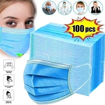 

3-layer non-woven disposable Face Cover material Mouth Nose Eyeshade