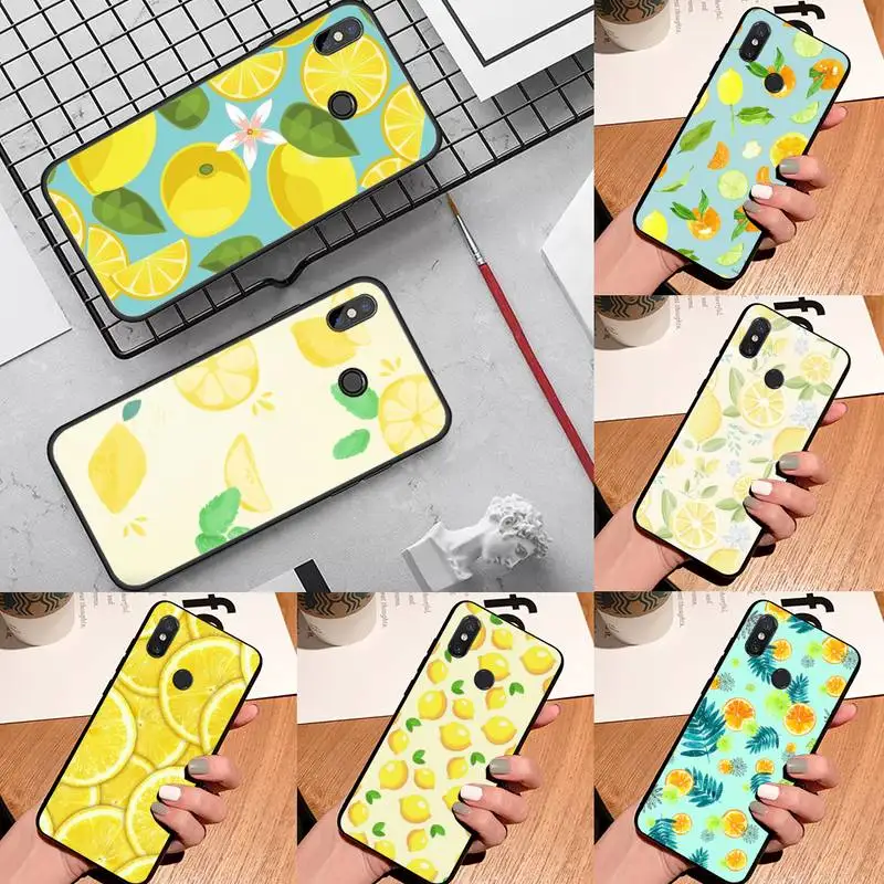 

lemon food fruit summer Phone Case For Xiaomi Redmi 7 8 9t a3 9se k20 mi8 max3 lite 9 note 9s 10 pro