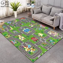 Alfombra de juego suave para niños y bebés, alfombra grande de dibujos animados para sala de estar, escalada, Planeta, laberinto, castillo, 002