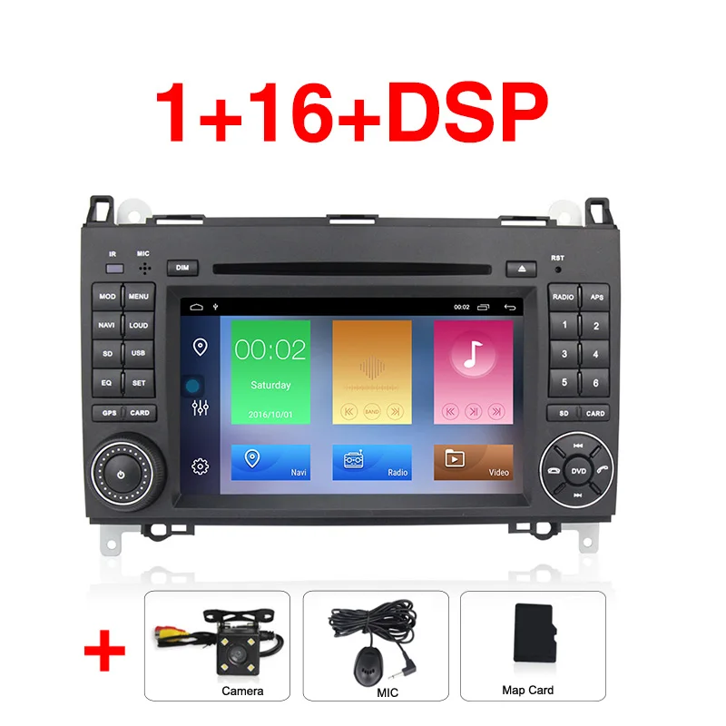 Новинка! 2+ 32G Android 9,1 автомобильный dvd-плеер gps навигация для Benz Sprinter B200 b-класс W245 B170 W209 W169 Viano Vito W639 радио FM - Цвет: Car dvd camera