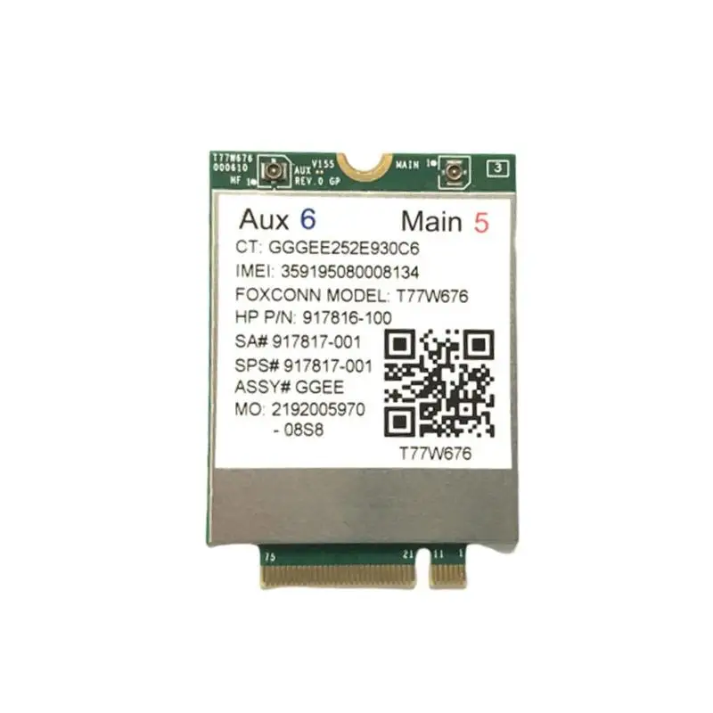 

Original network card HP T77W676 LT4220 mobile telecommunications HP X2 X360 1030 G3 4G notebook wireless network card module