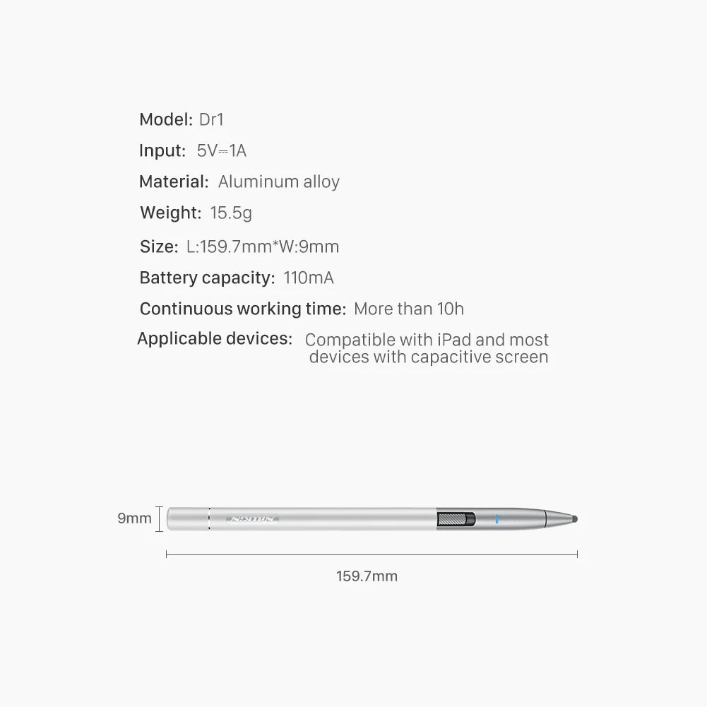 Nillkin стилус ручка для iPad Высокое качество Емкостный Универсальный стилус сенсорный экран Стилус карандаш для планшета samsung