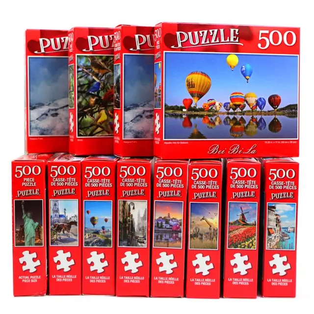 Puzzle 500 Pieces Landscape Pattern Pictures Adult Puzzles Kids Jigsaw GXMB 1