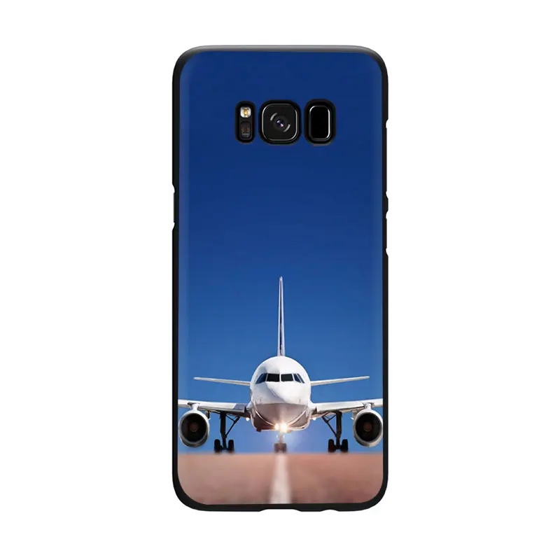 B12 Авиационный самолет fly путешествия мягкий чехол для телефона из ТПУ с принтом "чехол для samsung S6 S7 край S8 S9 S10 плюс S10e Note 8, 9, 10, M10 M20 M30 - Цвет: B12
