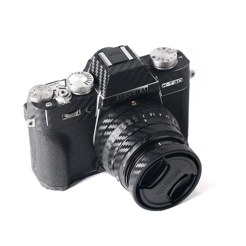 1-10 Набор для Fujifilm XT-30 Защитная пленка для камеры наклейки из углеродного волокна устойчивый к царапинам шероховатый клей отправка запасных наклеек
